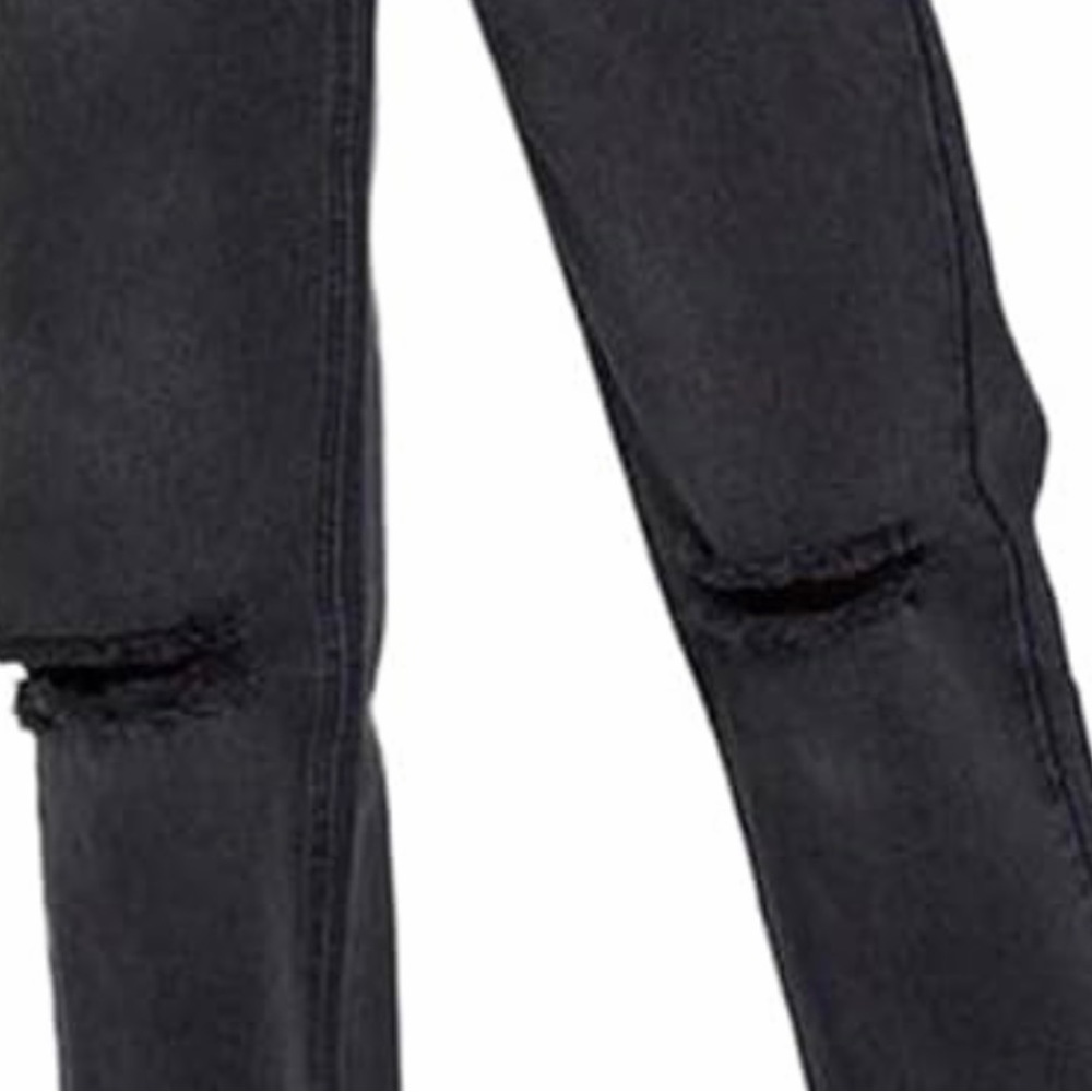 Eighty Two Black Faded Mom Jeans High Rise
Distressed Knee Sz 5 EUC - Picture 5 of 12